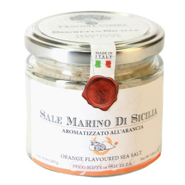 Sale Marino di Sicilia Aromatizzato all'Arancia 200 g